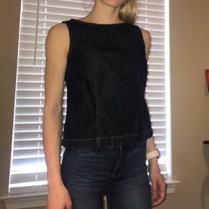 Levi’s dark denim tank top